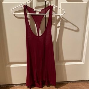 Wine red tank
